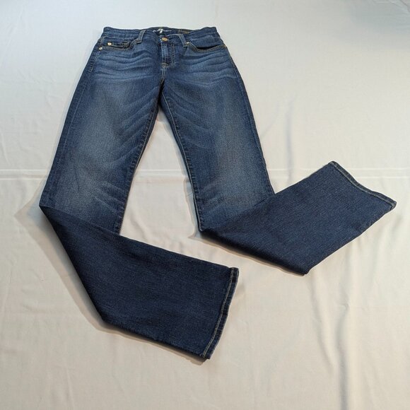 7 For All Mankind Size 26 Kimmie Straight Leg Jeans - Picture 12 of 13